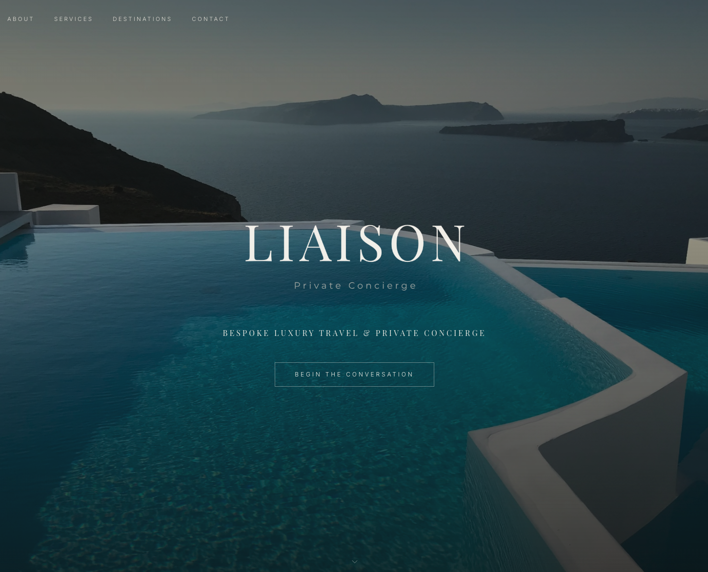 Liaison Private Concierge website preview